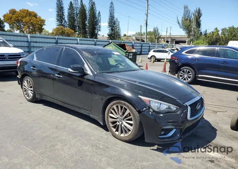 2018 Infiniti Q50 Luxe from USA, damaged, VIN JN1EV7AP7JM350153